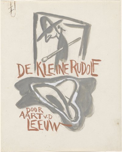 Design for a Book Cover for: Aart van der Leeuw, De kleine Rudolf, 1930 by Leo Gestel