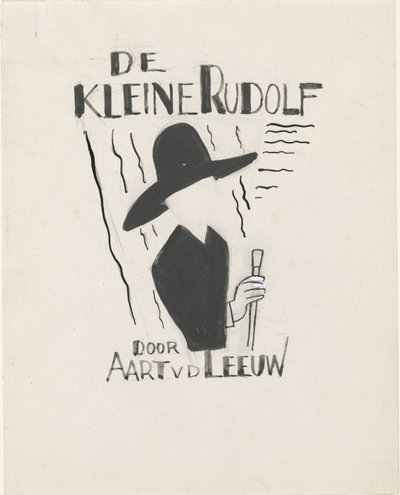 Design for a Book Cover for: Aart van der Leeuw, The Little Rudolf, 1930 by Leo Gestel