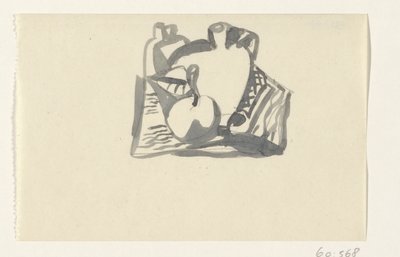Still Life with Apple and a Jug by Leo Gestel
