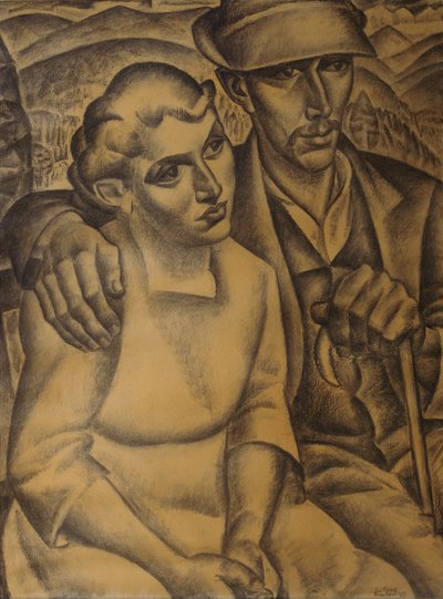 The Betrothed in the Forest of Bavaria by Leo Gestel