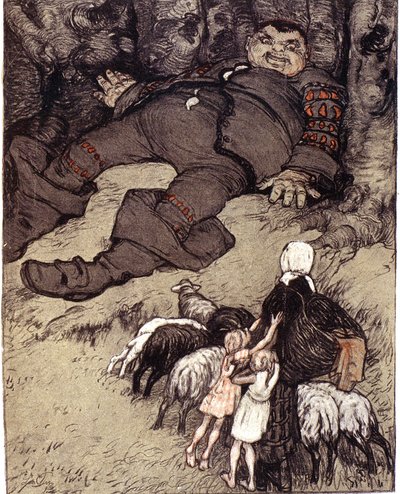 Little Poulet by Perrault. Illustration by Leo Putz by Leo Putz