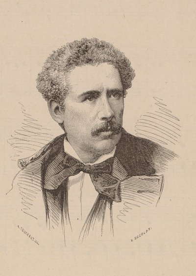 Portrait of the Composer Olivier Métra by Leon Alexandre Tourfaut