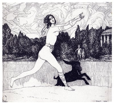 Ancient Vision Magazine Zolotoe Runo 1906 No. 4 by Leon Bakst