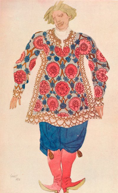 Russian Buffoon by Leon Bakst