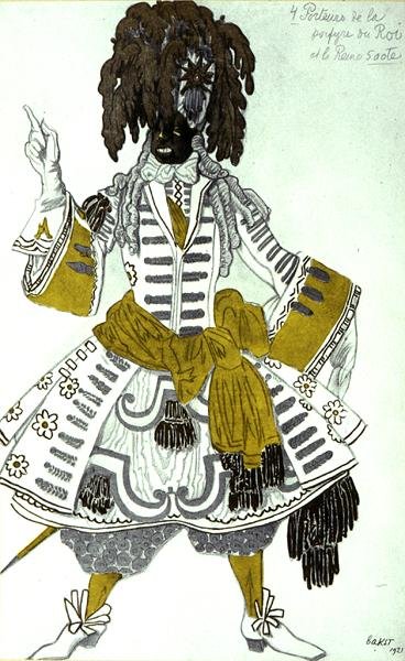 Costume design for Porphyrophores, from Sleeping Beauty by Leon Bakst