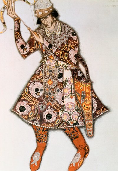 Costume design for a ballet by Igor Stravinsky, 1913 by Leon Bakst
