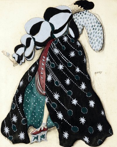 Costume Design for the Ballet La Legende de Joseph by R. Strauss by Leon Bakst