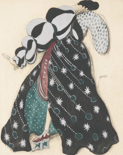 Costume Design for the Ballet La Légende de Joseph by R. Strauss by Leon Bakst