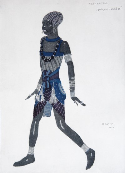 Costume design for the ballet Cleopatra by Leon Bakst