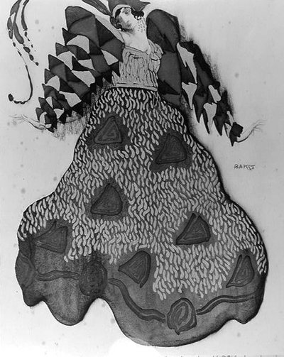 Costume design for the ballet 