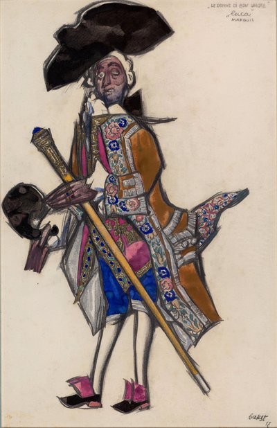 Costume design for the ballet 