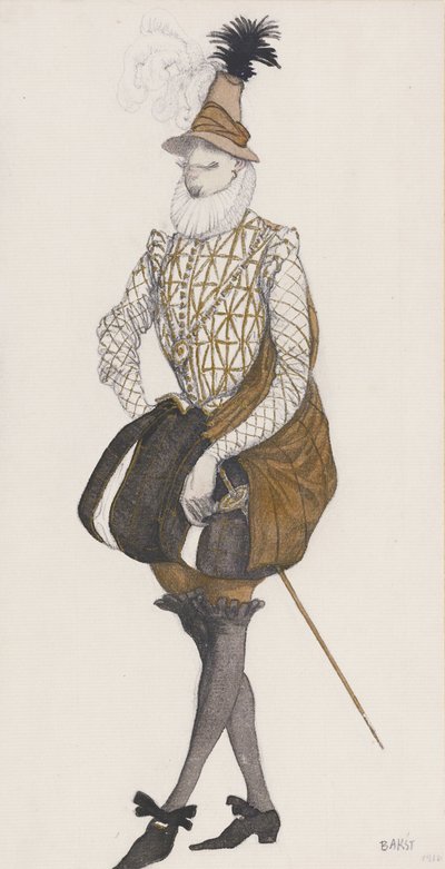 Costume Design for the Ballet Sleeping Beauty by P. Tchaikovsky by Leon Bakst