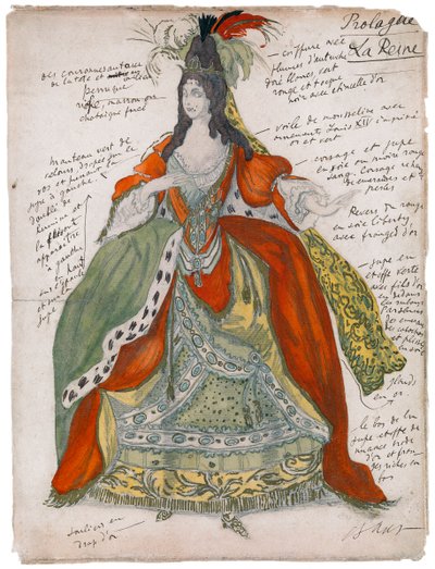 Costume Design for the Ballet Sleeping Beauty by P. Tchaikovsky by Leon Bakst