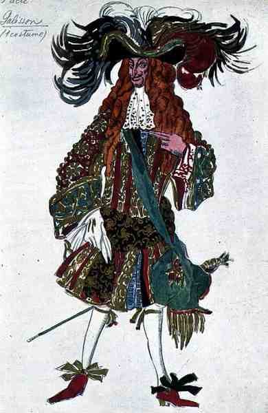 Costume for a Court Dignitary, from Sleeping Beauty by Leon Bakst