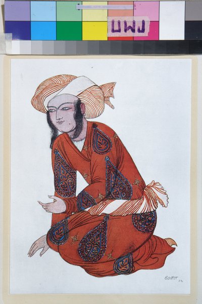 Costume Design for the Ballet Sheherazade by Nikolai Rimsky-Korsakov by Leon Bakst