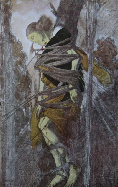 Ida Rubinstein in the Play The Martyrdom of St. Sebastian by Gabriele D