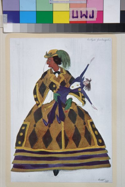 The Englishwoman, Costume Design for the Ballet 