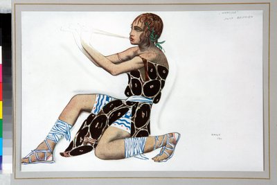 Narcissus (Costume design by Leon Bakst for the ballet "Narcissus" by Nicolas Tcherepnine) by Leon Bakst