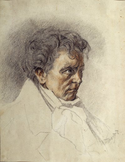 Portrait of Ludwig van Beethoven by Leon Bakst