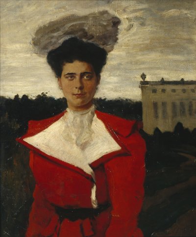 Portrait of Grand Duchess Elena Vladimirovna of Russia by Leon Bakst