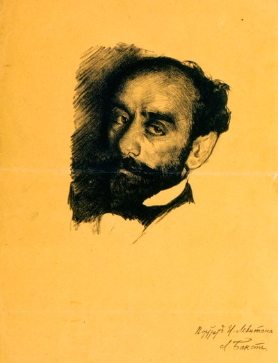 Portrait of the Artist Isaak Levitan by Leon Bakst