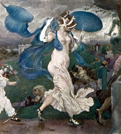 The Downpour, set design for a ballet, 1906 by Leon Bakst