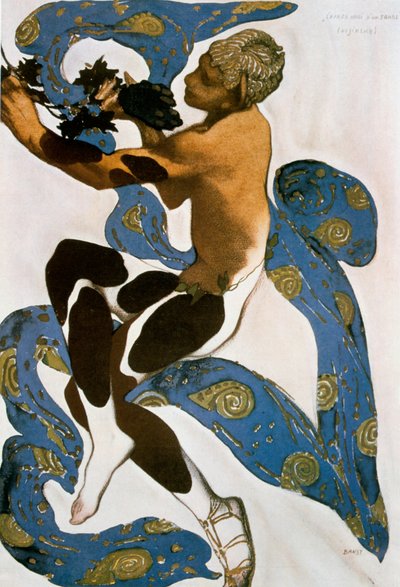 The Faun Nijinsky, costume design for the Ballets Russes by Leon Bakst