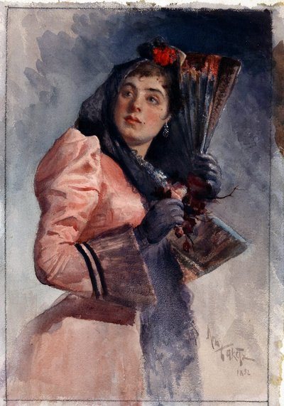 Character for the Opera Carmen, Directed by Bizet by Leon Bakst