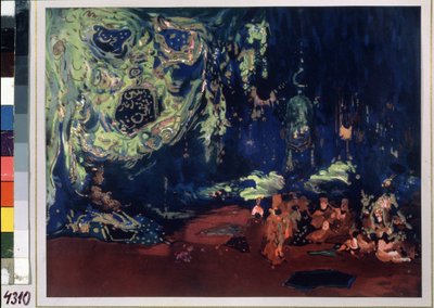 Decor for the ballet "Sheherazade" by Leon Bakst