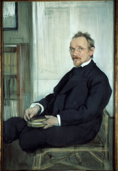 Portrait of the Writer and Philosopher Vasily Vasilievich Rozanov (1856-1919) by Leon Bakst
