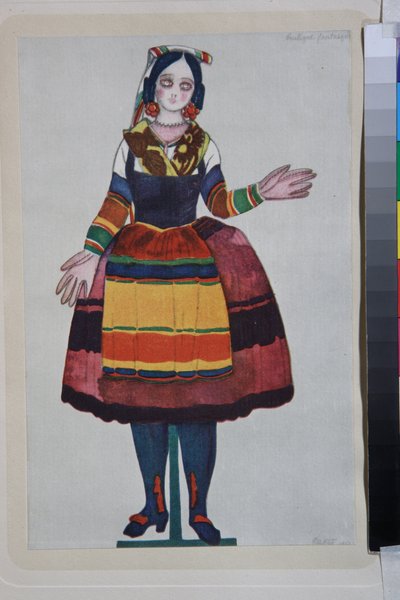 The Italian Doll, Costume for the Ballet 