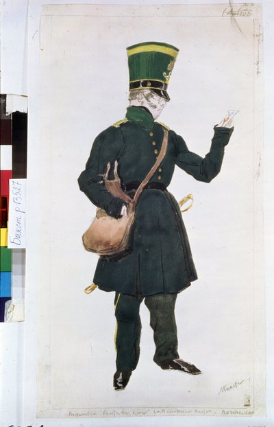 The Postman Costume for the Ballet 