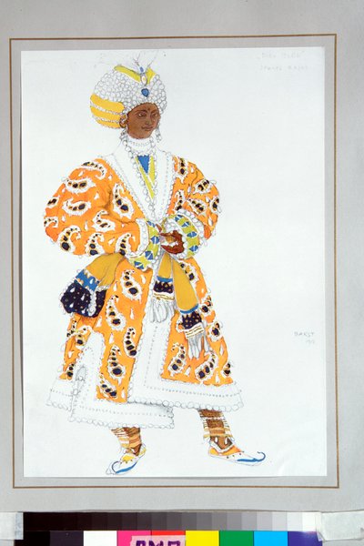 The Young Raja Costume for the Russian Ballet 