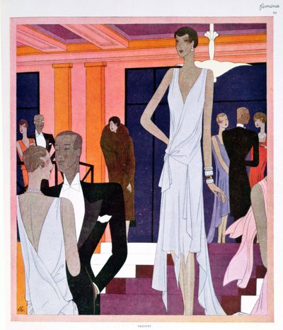 The Miramar at Cannes, fashion plate from 