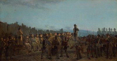 Convicts Departing from Kremlin Bicetre by Leon Charles Adrien Bailly