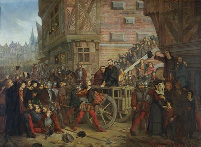 Torture of Etienne Dolet by Leon Charles Adrien Bailly