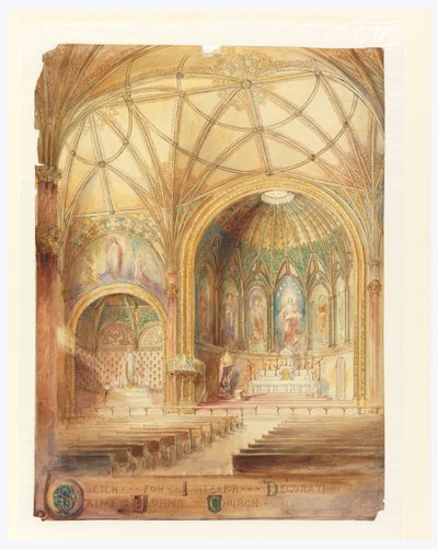 Rendering of Interior, St. John