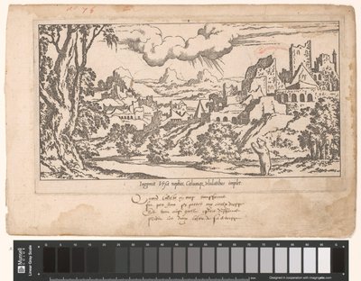 Callisto as a Bear Pleads to Jupiter in a Landscape with Ruins (The Fable of Callisto series) (Myth of Callisto series) by Leon Davent