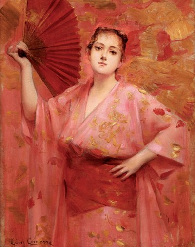 Georges Achille-Fould in Japanese Dress by Leon Francois Comerre
