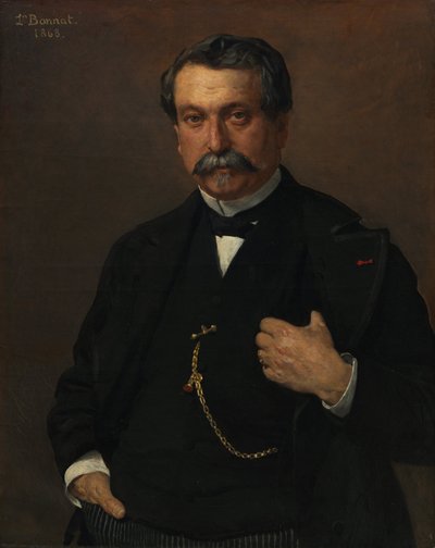 Portrait of a Man by Leon Joseph Florentin Bonnat