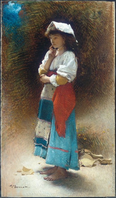 The Broken Pitcher by Leon Joseph Florentin Bonnat