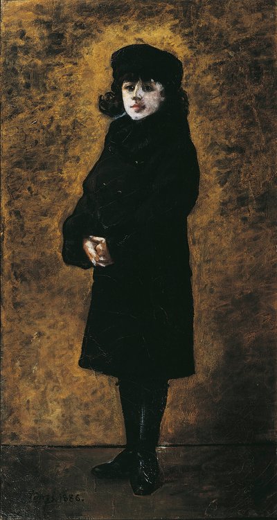 Portrait of Maurice Ravel at age 2 by Leon Louis Tanzi