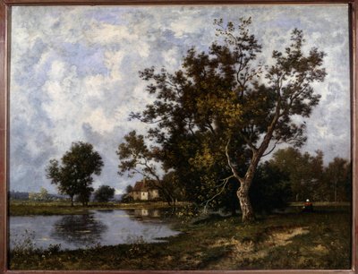 Landscape a la Mare by Leon Richet