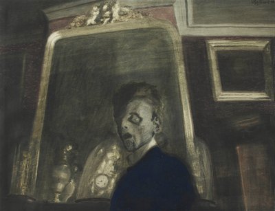 Self-Portrait Before the Mirror, 1908 by Leon Spilliaert