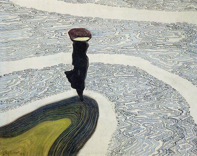 Woman at the Shoreline by Leon Spilliaert