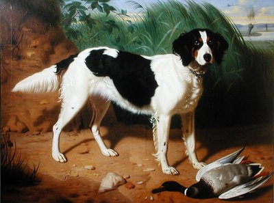 Portrait of a Dog by Leon Viardot
