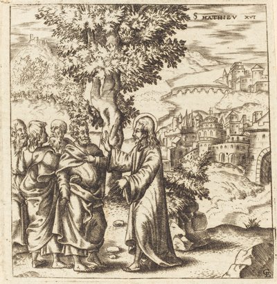 Christ Admonishes His Disciples by Leonard Gaultier