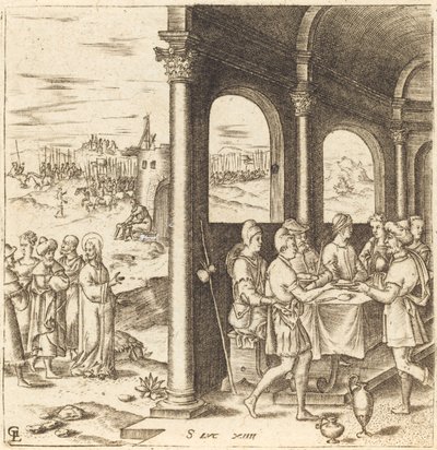 Christ Journeying to the House of a Pharisee by Leonard Gaultier