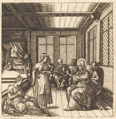 Christ in the House of Mary and Martha by Leonard Gaultier