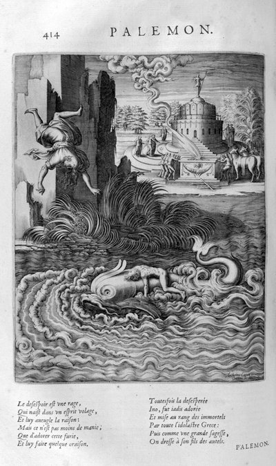 Ino Throws Herself and Melicertes into the Sea by Leonard Gaultier